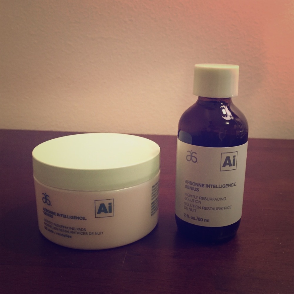 Arbonne genius resurfacing system